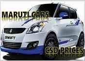 MARUTI CAR CSD PRICES