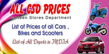 CSD Chennai latest Car Prices 2018: (2WD MT)