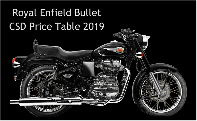 Royal Enfield CSD AFD Online Price List 2023 CSD Canteen Royal