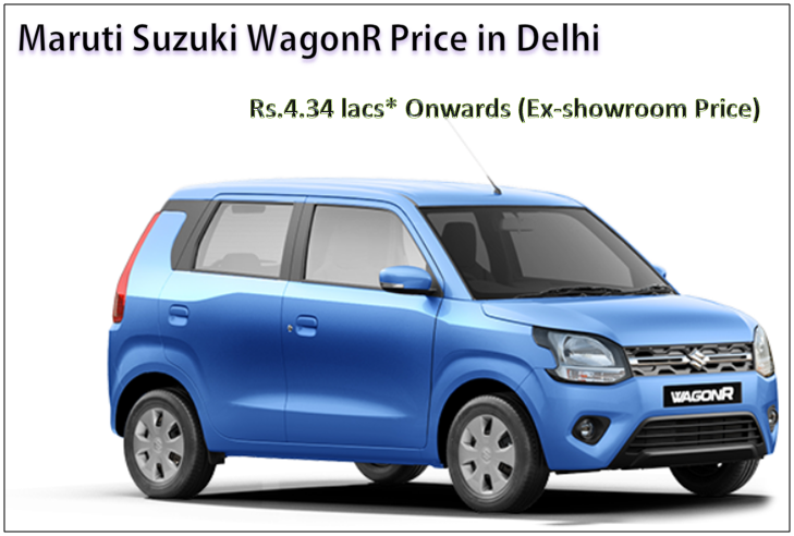 Maruti Suzuki Wagon R Price in Delhi August 2019