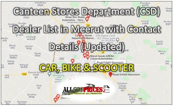 CSD Dealers in Meerut with Contact Details (Updated)