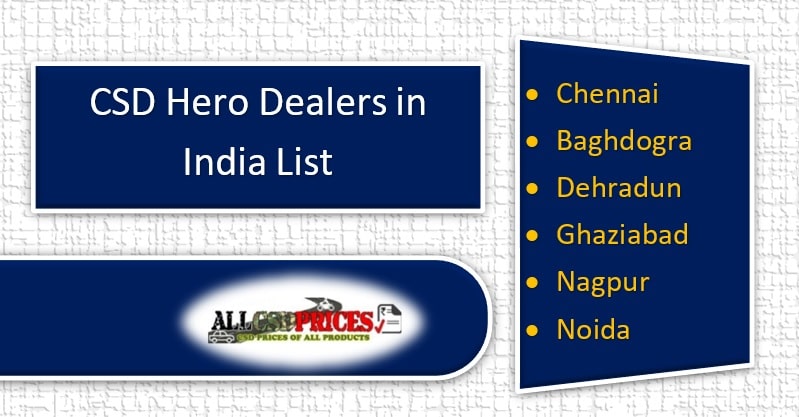 Hero Bike CSD Dealers in India