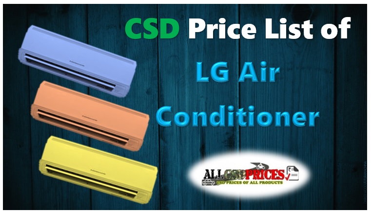 CSD Price List of LG AC PDF