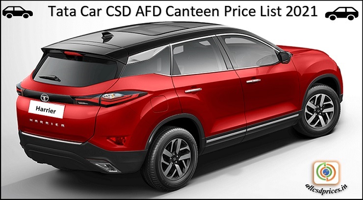 Tata Car CSD AFD Price 2021 PDF