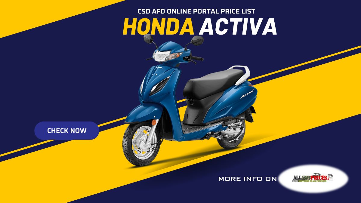 honda bike csd price list 2020