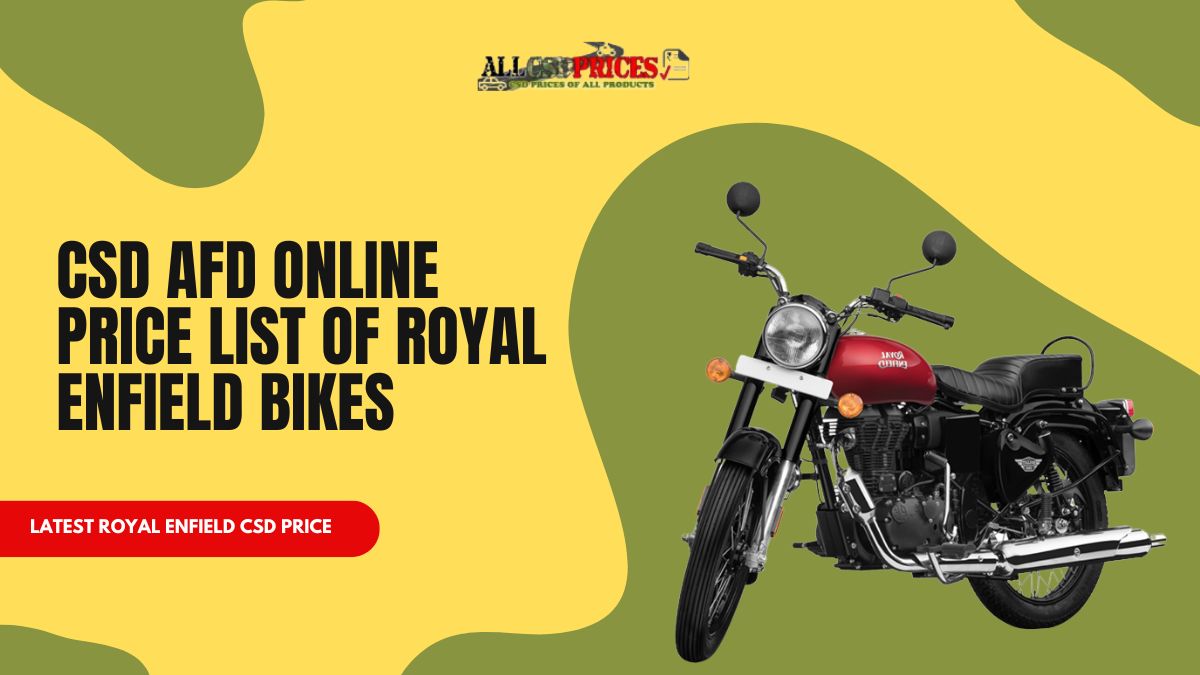 royal enfield classic 500 price in csd canteen