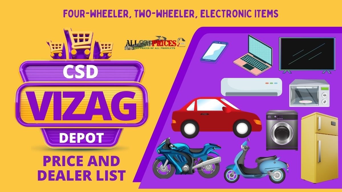 CSD AFD Online Portal Vizag Price and Dealers List 2023