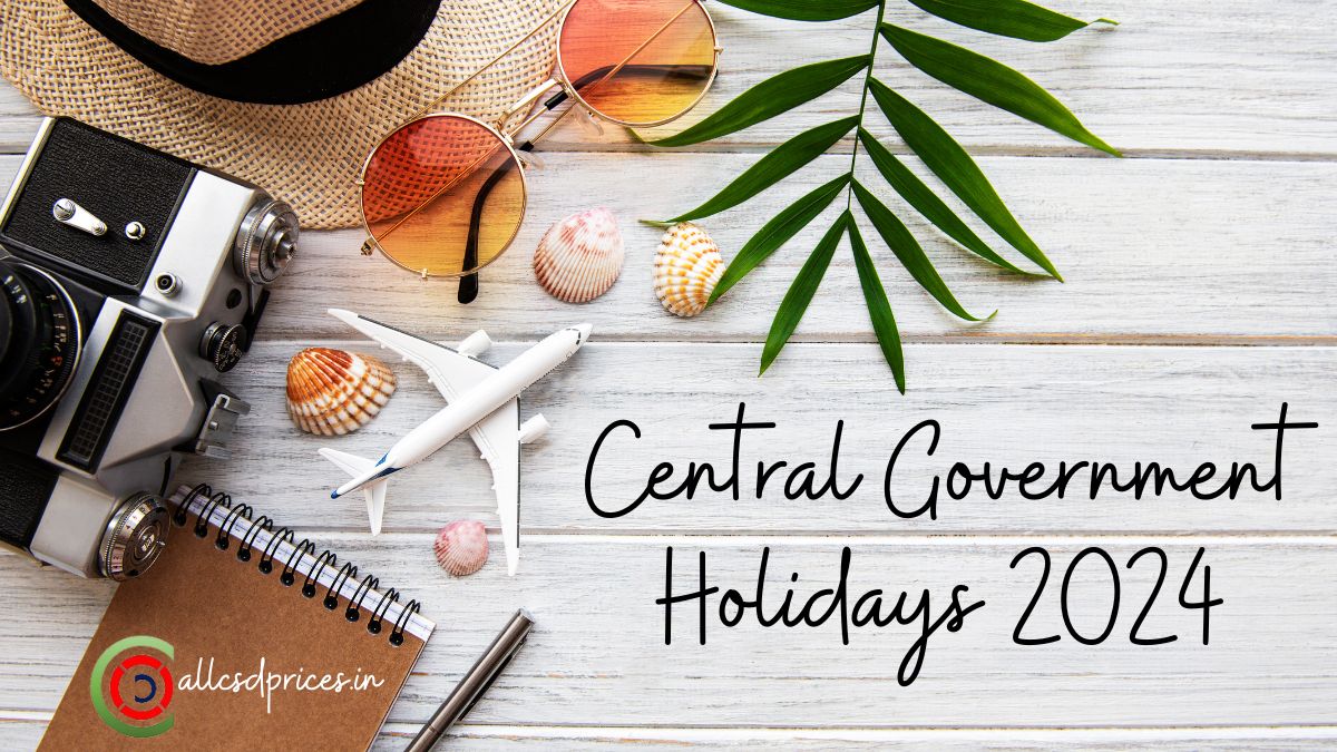 Central Government Holiday List 2024