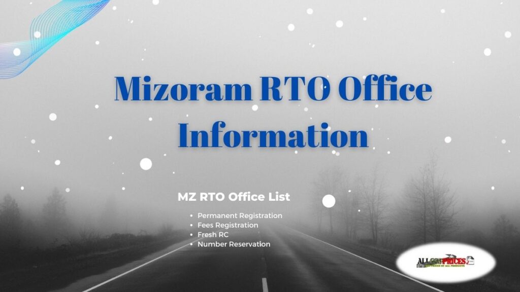 Mizoram RTO Code List 2023 PDF Download