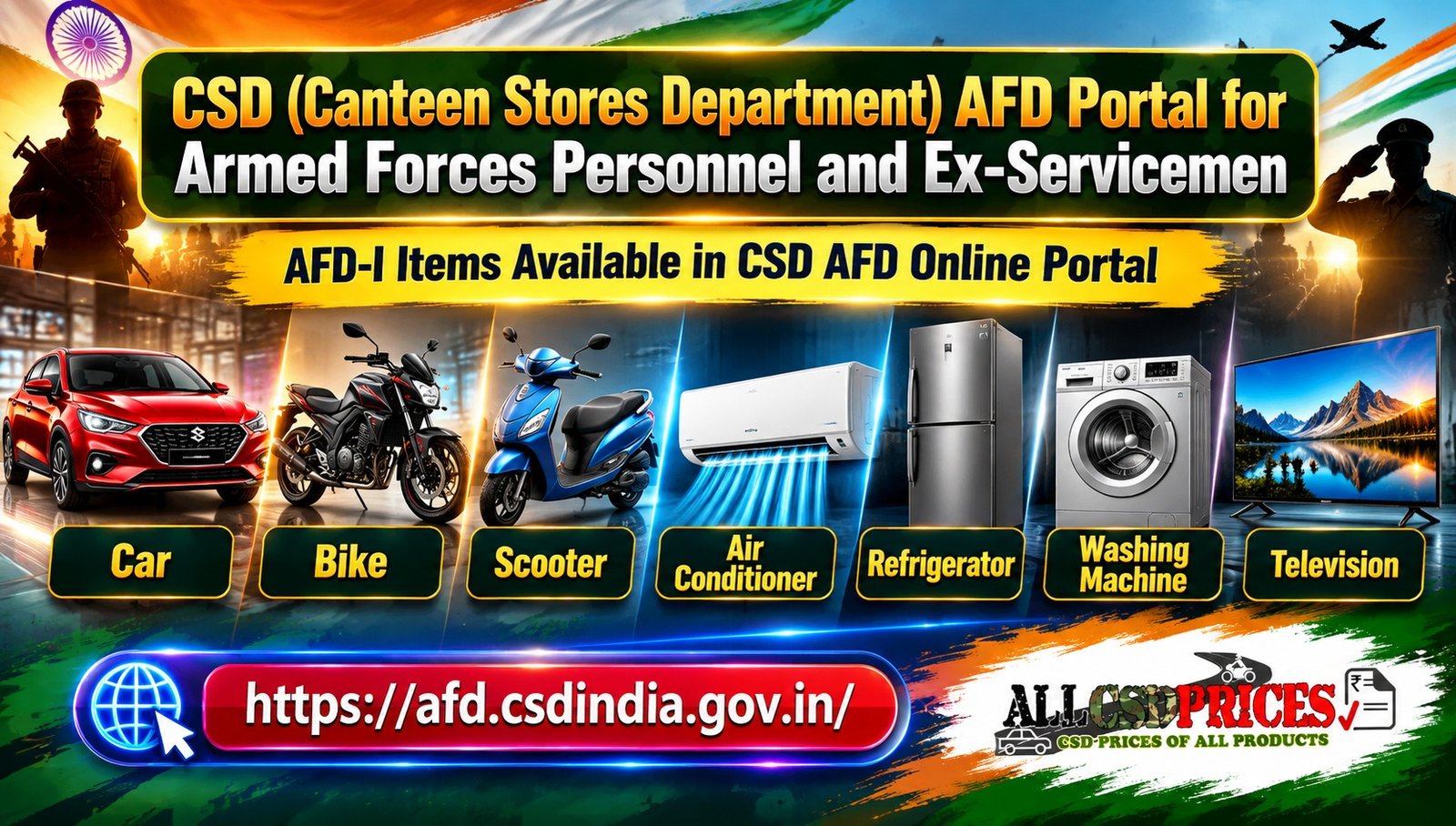 AFD CSD Canteen Price List 2026